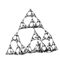 sierpinski22 CREATOR: XV Version 3.10a  Rev: 12/29/94 (PNG patch 1.2)  Quality = 75, Smoothing = 0