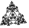 sierpinski3 CREATOR: XV Version 3.10a  Rev: 12/29/94 (PNG patch 1.2)  Quality = 90, Smoothing = 0