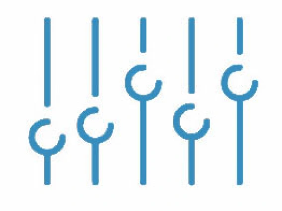 sound bar tuner simplified icon